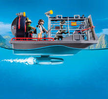 Load image into Gallery viewer, PLAYMOBIL Enemy Airboat with Raptor Building Set