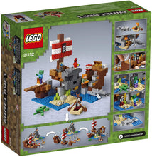 Load image into Gallery viewer, LEGO Minecraft The Pirate Ship Adventure 21152 Building Kit (386 Pieces)