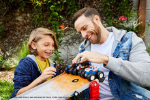 Load image into Gallery viewer, Hot Wheels Monster Trucks Downhill Race &amp; GO Play Set