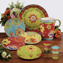 Load image into Gallery viewer, Certified International Tunisian Sunset Serving/Pasta Bowl, 13.25&quot; x 3&quot;, Multicolor