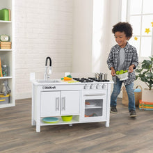 Load image into Gallery viewer, KidKraft Little Cook's Work Station Kitchen, White (53407)