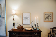 Load image into Gallery viewer, Creative Co-op Square Wood Holder With Metal Bar