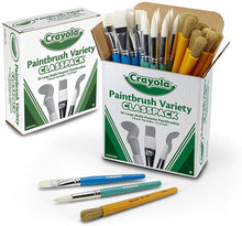 Load image into Gallery viewer, Crayola Paintbrush Variety Classpack, School Supplies, 36 Large Paint Brushes For Kids, Assorted
