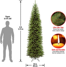 Load image into Gallery viewer, National Tree Company Artificial Christmas Tree Includes Stand, Kingswood Fir Slim-9 ft, 7 ft, 9 Ft