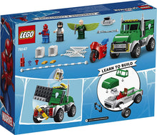 Load image into Gallery viewer, LEGO Marvel Spider-Man Vulture&#39;s Trucker Robbery 76147 Playset with Buildable Bank Truck Toy and Superhero Minifigures, New 2020 (93 Pieces)