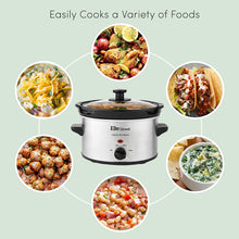 Load image into Gallery viewer, Elite Gourmet MST-275XS Electric Slow Cooker, Adjustable Temp