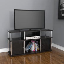 Load image into Gallery viewer, Convenience Concepts Designs2Go Modern Chelsea TV Stand, Black