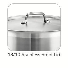 Load image into Gallery viewer, Tramontina 80120/001DS Tramontina Gourmet Stainless Steel Covered Stock Pot, 16-Quart