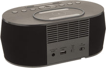 Load image into Gallery viewer, iHOME iBTW38 Wireless Charging Bluetooth Alarm Clock,Black