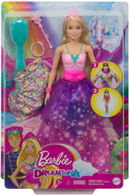Load image into Gallery viewer, Barbie Dreamtopia 2-in-1 Princess to Mermaid Fashion Transformation Doll (Blonde, 11.5-in) with 3 Looks and Accessories, for 3 to 7 Year Olds
