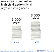 Load image into Gallery viewer, Brother TN-850 DCP-L5500 L5600 L5650 HL-L5000 L5100 L5200 L6200 L650 L6300 L6400 MFC-L5700 L5750 L5800 L5850 L5900 L6700 L6750 L6800 L6900 Toner Cartridge (Black) in Retail Packaging