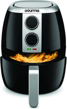 Load image into Gallery viewer, Gourmia GAF375 4.5 Qt Air Fryer | Oil-Free Healthy Cooking | Adjustable Time and Temperature Dials | Removable Dishwasher-Safe Crisper Tray | Free Recipe Book Included