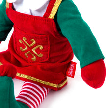Load image into Gallery viewer, Portable North Pole Do-Good Elf Plush Toy Red with Personalized Video Messages from Santa