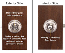 Load image into Gallery viewer, Copper Creek Colonial Passage Door Knob