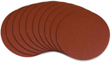Load image into Gallery viewer, POWERTEC 110250 6-Inch PSA 60 Grit Aluminum Oxide Adhesive Sanding Disc