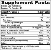 Load image into Gallery viewer, Emergen-C Immune+ Immune Gummies, Vitamin D plus 750 mg Vitamin C, Immune Support Dietary Supplement, Caffeine Free, Gluten Free, Super Orange Flavor - 45 Count