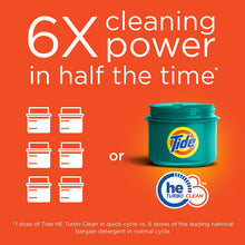 Load image into Gallery viewer, Tide Plus febreze Freshness Botanical rain he Turbo Clean Liquid Laundry Detergent Count, Orange, Original,Rain, 138 Fl Oz