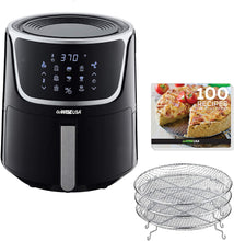 Load image into Gallery viewer, GoWISE USA GW22956 7-Quart Electric Air Fryer with Dehydrator &amp; 3 Stackable Racks
