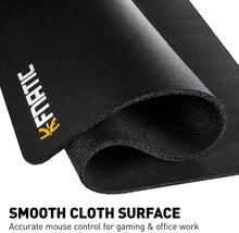 Load image into Gallery viewer, Fnatic Focus 2 Gaming Esports Mouse Mat Water-Resistant with Non-Slip Rubber Base, Smooth Cloth Surface for Computer, PC, Laptop - Black