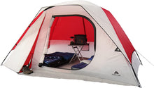 Load image into Gallery viewer, OZARK Trail Family Cabin Tent (White/Red, 6 Person)