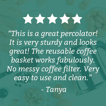 Load image into Gallery viewer, Farberware Classic Stainless Steel Yosemite Coffee Percolator