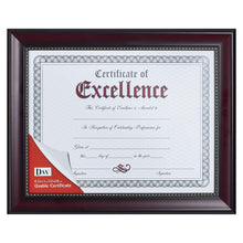 Load image into Gallery viewer, Dax 8.5x11 Prestige Beaded Rosewood Document Frame, Wall Display