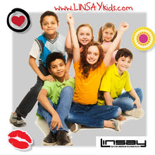 Load image into Gallery viewer, LINSAY 7" Kids Funny Tablet HD Screen Quad Core Bundle with Red Kids Defender Case Ultra-Protection - Camera Newest Android Operation System Thousands of Free Kids Applications. Google Certified