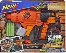 Load image into Gallery viewer, Nailbiter Nerf Zombie Strike Toy Blaster – 8 Official Nerf Zombie Strike Elite Darts, 8-Dart Indexing Clip – Survival System – For Kids, Teens, Adults