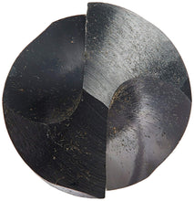Load image into Gallery viewer, Drill America High Speed Steel Reduced Shank Drill Bit, (33/64&quot; - 1-1/2&quot; by 64ths) Black Oxide Finish, Conventional 118 Degree Point, DWDRSD Series
