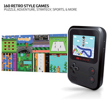 Load image into Gallery viewer, My Arcade Gamer Mini - Portable Gaming System - 160 Retro Style Games - Small Compact Size - Wrist Strap Included - Battery Powered - Full Color Display - Volume Button