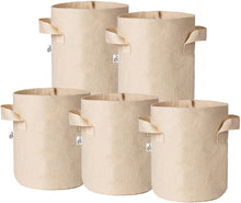 Load image into Gallery viewer, Hydro Crunch  Grow Bags Fabric Aeration Pots Container with Strap Handles