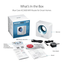 Load image into Gallery viewer, Asus Blue Cave AC2600 Dual-Band Wireless Router for Smart Homes, Featuring Intel WiFi Technology and AiProtection Network securi