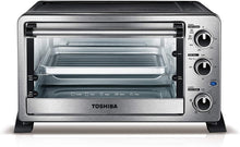 Load image into Gallery viewer, Toshiba MC25CEY-CHSS 6-Slice Convection Toaster Oven, Stainless Steel