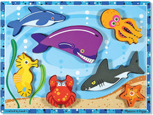 Load image into Gallery viewer, Melissa &amp; Doug Sea Creatures Chunky Puzzle