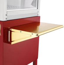 Load image into Gallery viewer, Great Northern Popcorn Old Time Popcorn Popper Machine with Cart, 8-Ounce, Red