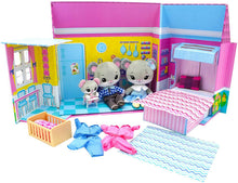 Load image into Gallery viewer, Tiny Tukkins Play House Set with Mini Mouse Family with 3 Playhouse Toys