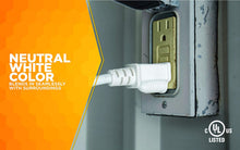 Load image into Gallery viewer, Woods 8-Foot Outdoor Extension Cord with Power Block