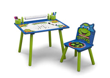 Load image into Gallery viewer, Delta Children Nickelodeon Teenage Mutant Ninja Turtles Art Desk with Dry-Erase Tabletop by