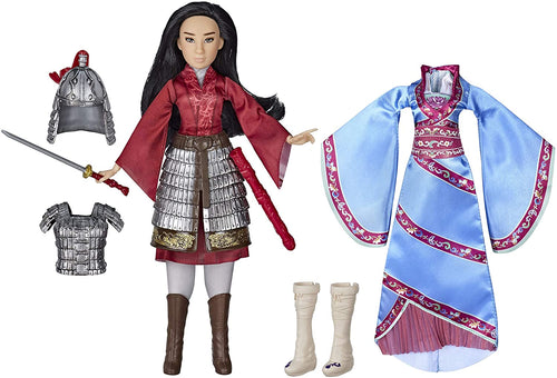Disney Mulan Two Reflections Set, Fashion Doll with 2 Outfits and Accessories, Toy Inspired by Disney's Mulan Movie