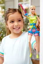 Load image into Gallery viewer, Barbie Olympic Games Tokyo 2020 Sport Climber Doll with Uniform, Tokyo 2020 Jacket, Medal, Harness, Weight and Climbing Clips for Ages 3 and Up