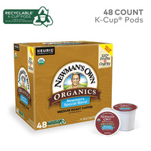 Load image into Gallery viewer, Newman's Own Organics, Single-Serve Keurig K-Cup Pods, Medium Roast Coffee,