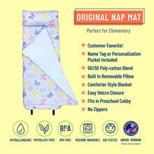 Load image into Gallery viewer, Wildkin Original Nap Mat with Pillow for Toddler Boys and Girls