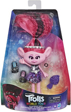 Load image into Gallery viewer, Trolls DreamWorks World Tour Glam Rockin' Poppy Fashion Doll with Dress, Shoes, and More, Fashion Toy for Girls