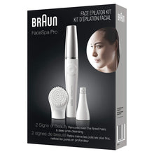 Load image into Gallery viewer, Braun Face Epilator Facespa Pro 910, Facial Hair Removal for Women, 2 in 1 Epilating and Cleansing Brush