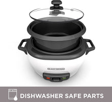 Load image into Gallery viewer, BLACK+DECKER RC503 Dry/3-Cup Cooked Rice Cooker