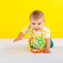 Load image into Gallery viewer, Oball Rainstick Rattle, Orange, 6.0" x 6.0" x 6.0",