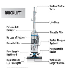 Load image into Gallery viewer, Hoover REACT QuickLift Bagless Upright Vacuum UH73300PC