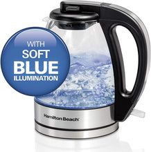 Load image into Gallery viewer, Hamilton Beach 1 Liter Compact Glass Kettle Home Good