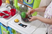 Load image into Gallery viewer, Step2 Little Cooks Kitchen | Play Kitchen for Babies &amp; Toy Accessories Set | Baby Kitchen Playset with Realistic Sounds