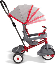 Load image into Gallery viewer, Radio Flyer 5-in-1 Stroll 'n Trike with Activity Tray, Red &amp; Gray